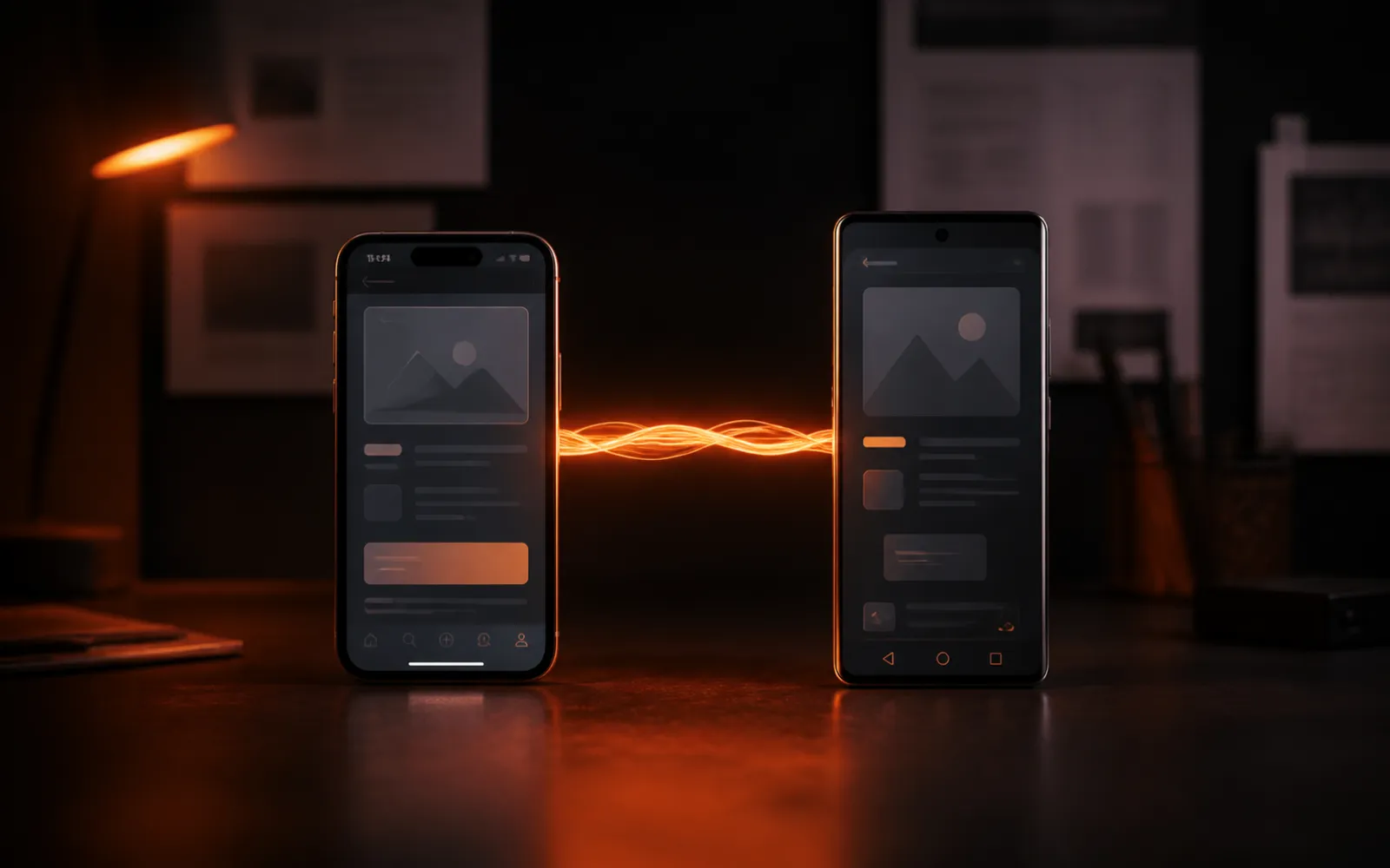 Built once. Native on iPhone and Android. app development by KBR Global